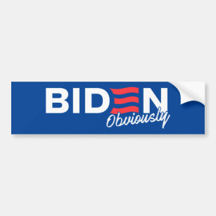 Autocollant De Voiture Biden Évidemment Nouveau Logo 2024