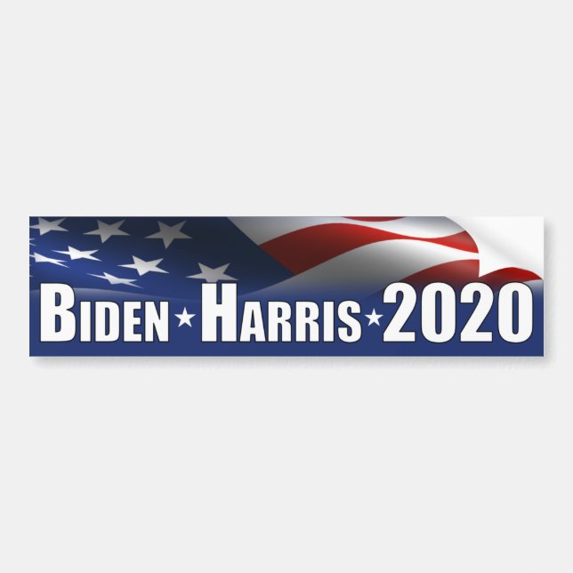 Autocollant De Voiture Biden Harris 2020 (Devant)