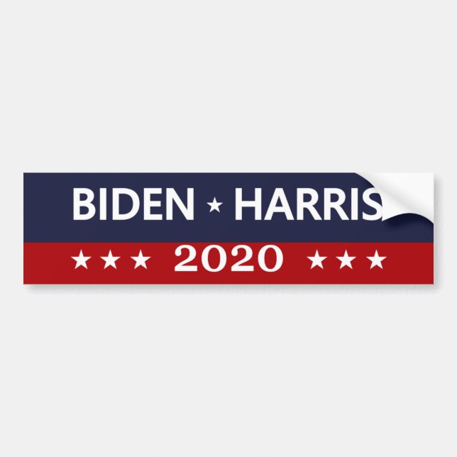 Autocollant De Voiture Biden Harris 2020 (Devant)