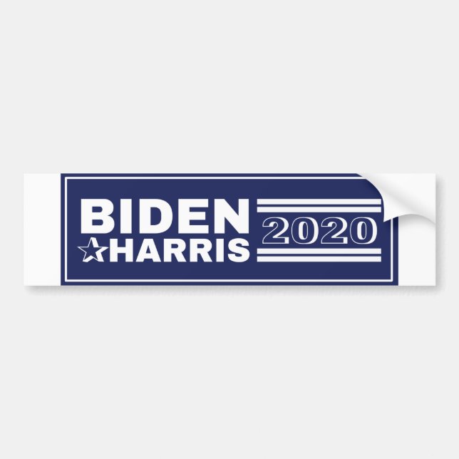 Autocollant De Voiture Biden Harris 2020 (Devant)