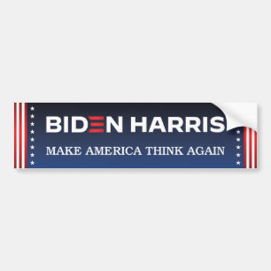 Autocollant De Voiture Biden Harris 2020 fait repenser l'Amérique