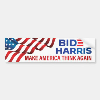 Autocollant De Voiture Biden Harris 2020 - Réfléchir à l'Amérique