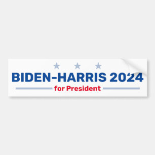 Autocollant De Voiture Biden-Harris 2024