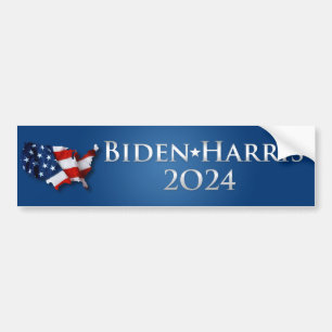 Autocollant De Voiture Biden Harris 2024