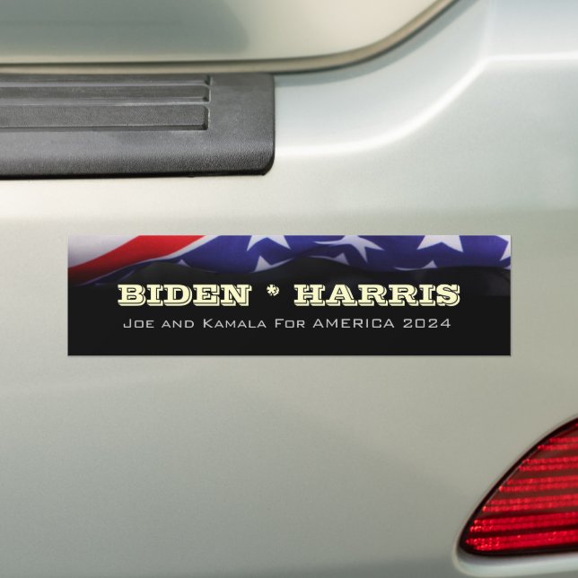 Autocollant De Voiture BIDEN HARRIS 2024 - Magnet de voiture de campagne (En voiture)