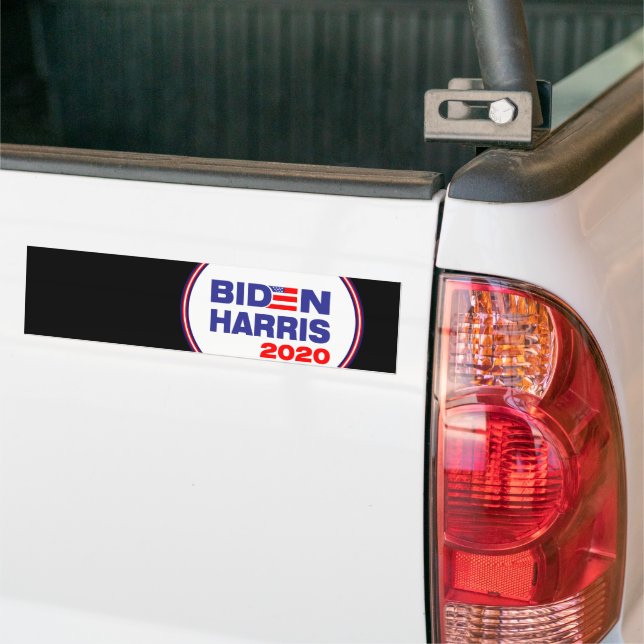 AUTOCOLLANT DE VOITURE BIDEN HARRIS BUMPER STICKER (Sur camion)