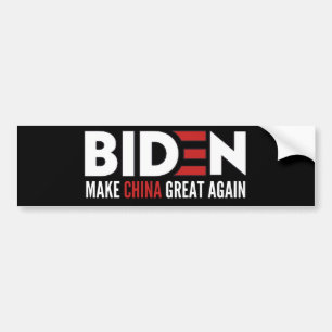 Autocollant De Voiture Biden rend sa grandeur à la Chine