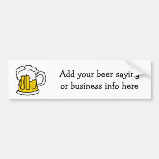 Autocollant De Voiture Bière pétillante !  U-brew ou affaires de