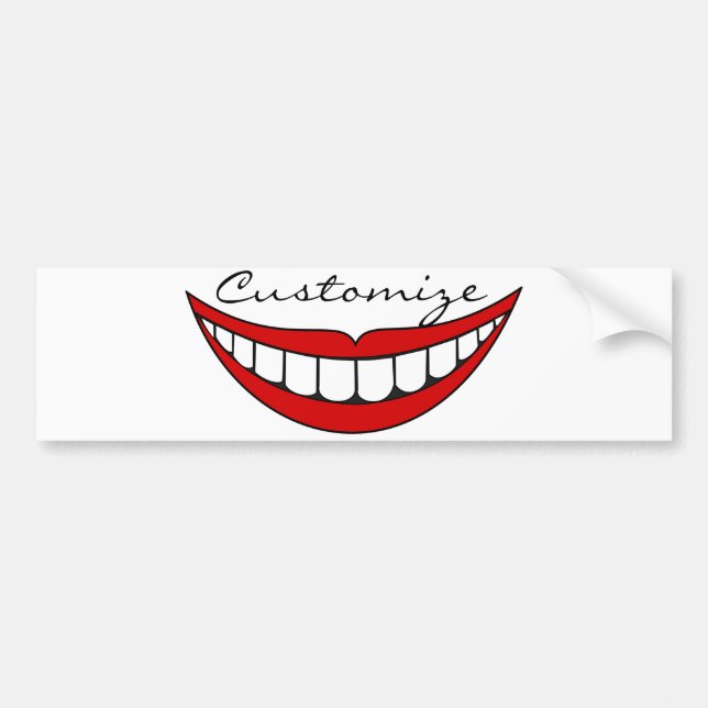 Autocollant De Voiture Big Smile Thunder_Cove (Devant)