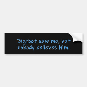 Autocollant De Voiture Bigfoot m'a vu