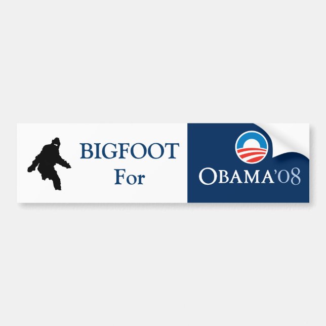 Autocollant De Voiture Bigfoot pour OBAMA (Devant)
