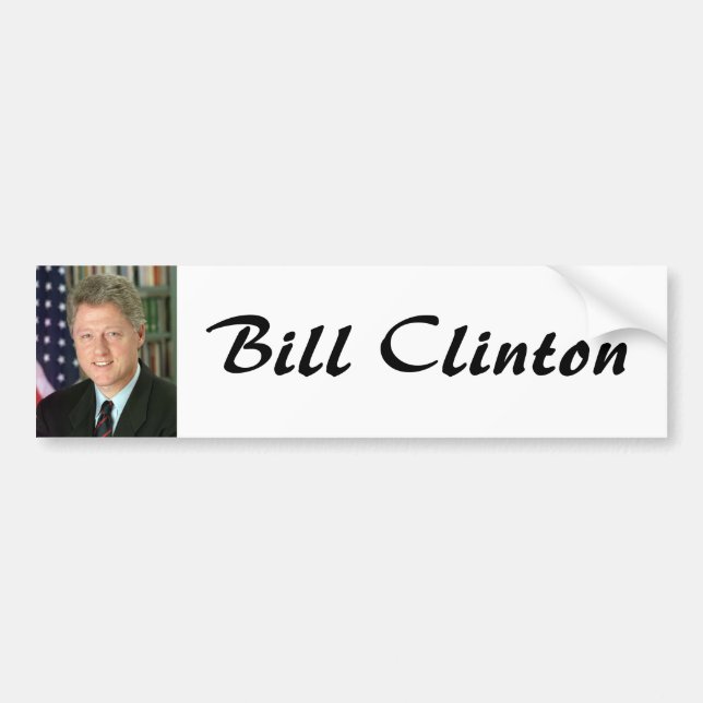 Autocollant De Voiture Bill Clinton (Devant)