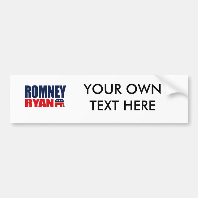 Autocollant De Voiture BILLET 2012.png de ROMNEY RYAN (Devant)