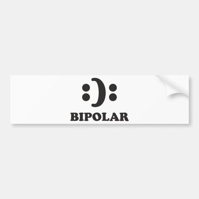 Autocollant De Voiture Bipolaire (Devant)