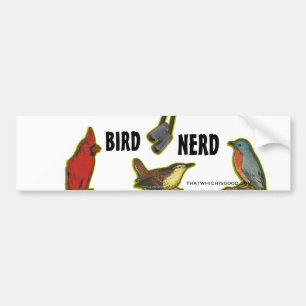 Autocollant De Voiture Bird Nerd