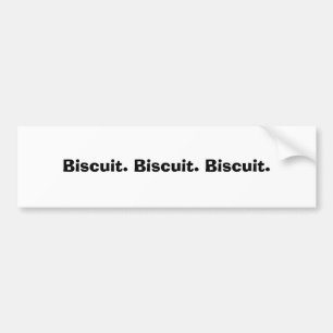 Autocollant De Voiture Biscuit. Biscuit. Biscuit