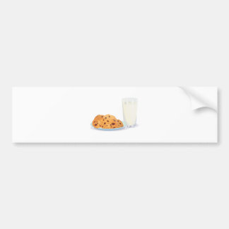 Autocollant De Voiture biscuits et lait