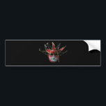 Autocollant De Voiture BLACK  RED JESTER MASK ,Masquerade Party<br><div class="desc">Elegant, whimsical , vibrant , colorful Venetian mask from our Collection .Artistic design with gold decorative floral swirls in bright yellow, red, white, black colors. Photography and Digital Graphic Design by Bulgan Lumini - Baldesign3d (c)


com</div>