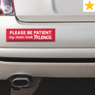 Autocollant De Voiture Blague politique subtile rouge sarcasm drôle