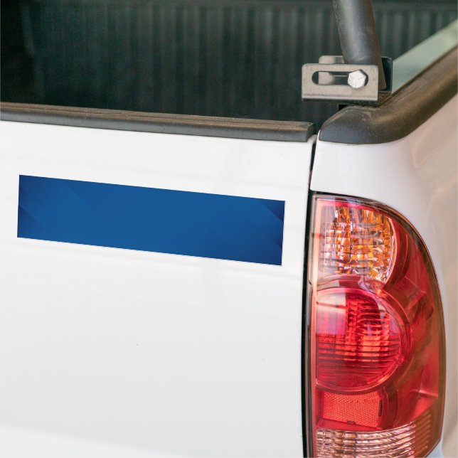 AUTOCOLLANT DE VOITURE BLANC CRÉEZ VOTRE PROPRE BULLETIN BLEUE (Sur camion)
