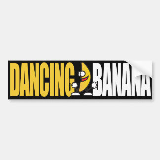Autocollant De Voiture blanc de bananayellow de danse