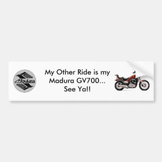 Autocollant De Voiture Blanc de Madura GV 700
