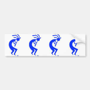 Autocollant De Voiture Bleu de Kokopelli