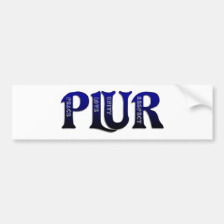 Autocollant De Voiture Bleu de PLUR