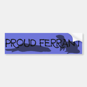 Autocollant De Voiture Bleu fier d'adhésif pour pare-chocs de Ferrant