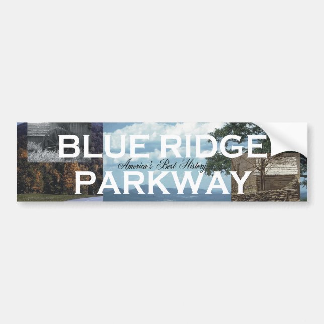 Autocollant De Voiture Bleu Ridge d'ABH (Devant)