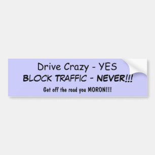 Autocollant De Voiture Bloc de trafic