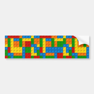 Autocollant De Voiture blocs en plastique coloré
