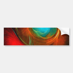 Autocollant De Voiture Blue Eye Moderne Abstrait Art Cool Motif #16