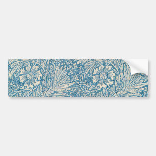 Autocollant De Voiture Blue Marigolds (par William Morris)