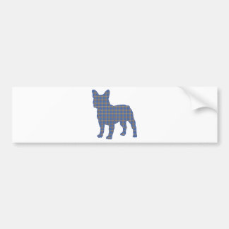 Autocollant De Voiture blue_plaid_