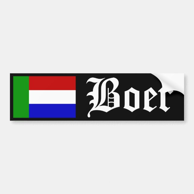 Autocollant De Voiture Boer (Devant)