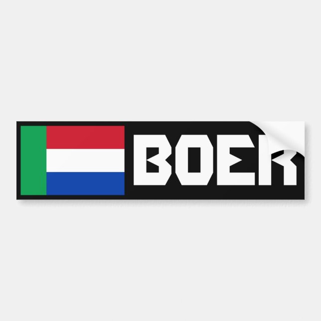 Autocollant De Voiture Boer (Devant)