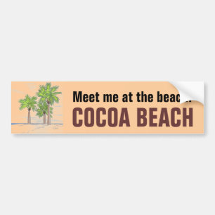 Autocollant De Voiture Bombe de pare-chocs COCOA BEACH