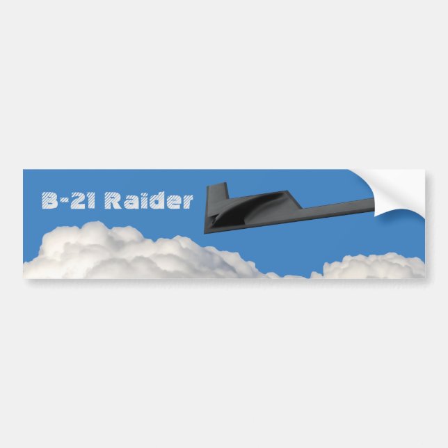 Autocollant De Voiture Bombe furtif B-21 Raider (Devant)