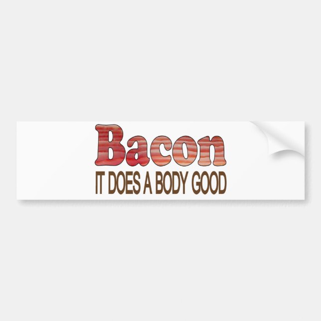 Autocollant De Voiture Bon Bacon pour le Corps (Devant)