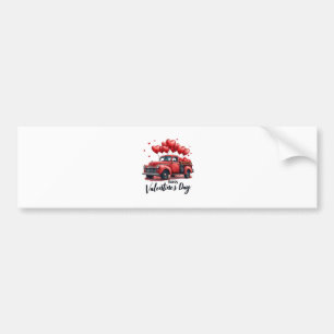 Autocollant De Voiture Bonne tenue de la Saint-Valentin à jumelage de cou