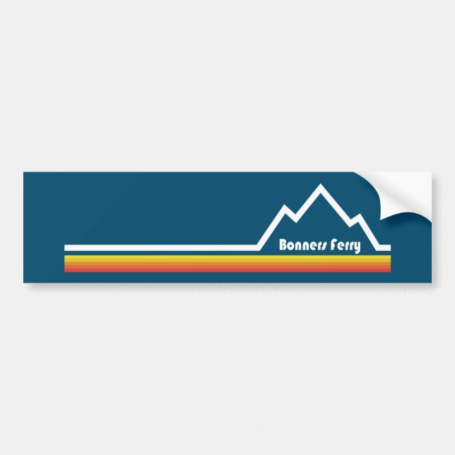 Autocollant De Voiture Bonners Ferry Idaho (Devant)