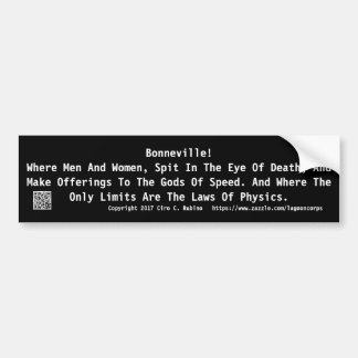 Autocollant De Voiture Bonneville Bumper Sticker