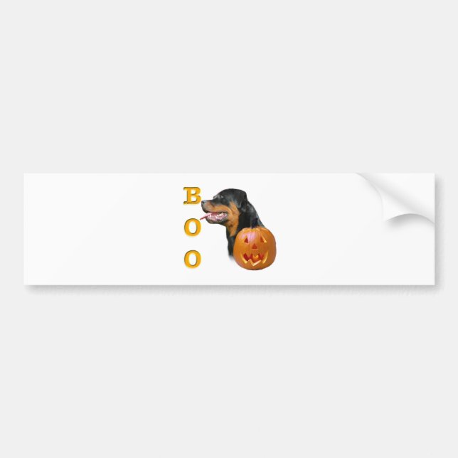 Autocollant De Voiture Boo Rottweiler (Devant)