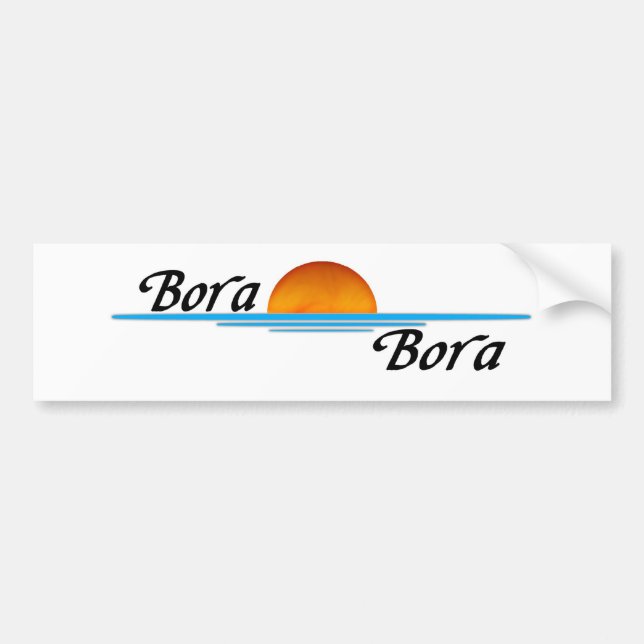 Autocollant De Voiture Bora Bora (Devant)