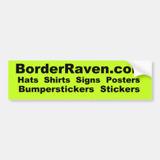 Autocollant De Voiture BorderRaven.com Bumpersticker
