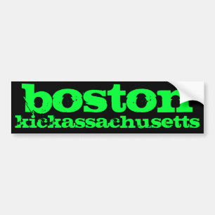Autocollant De Voiture boston, kickassachusetts
