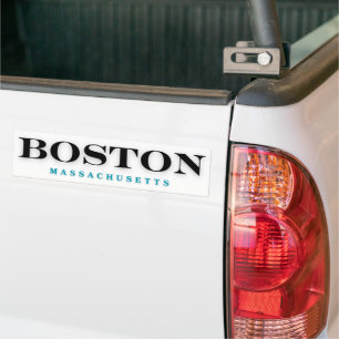 Autocollant De Voiture Boston Massachusetts