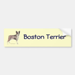 Autocollant De Voiture Boston Terrier