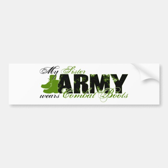 Autocollant De Voiture Bottes de combat de SIS - ARMÉE (Devant)